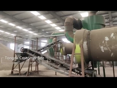 Çift Silindirli NPK Gübre Kırma Makinesi 20TPH Organik Gübre Granül Yapma Makinesi