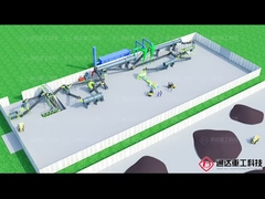 Bileşik Npk Gübre Granülasyon Makinesi Çift Rol Ekstrüzyon Granülatörü