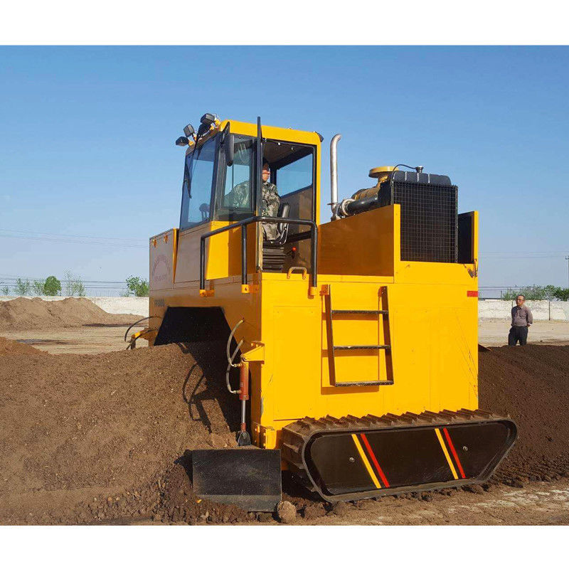 500-700 M3/H Sıra Döndürücü Fermantasyon Kompost Ekipmanı Paletli Tip