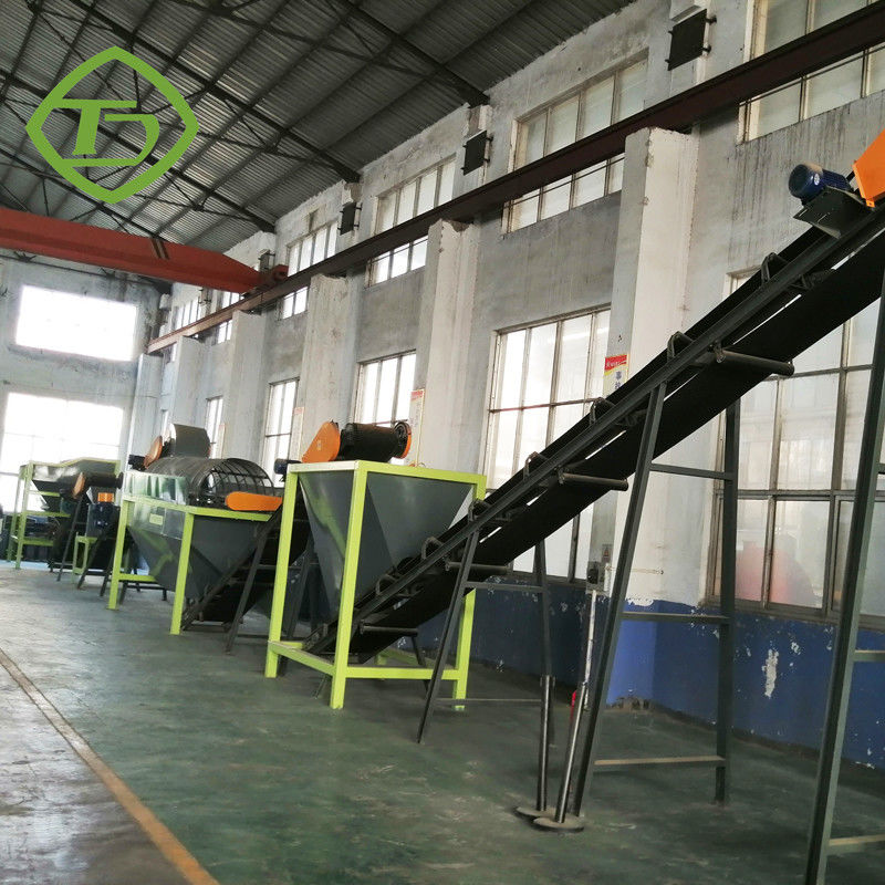 10TPH Organik Gübre Üretim Hattı İnek Gübresi Tozu Makinesi CE Onayı