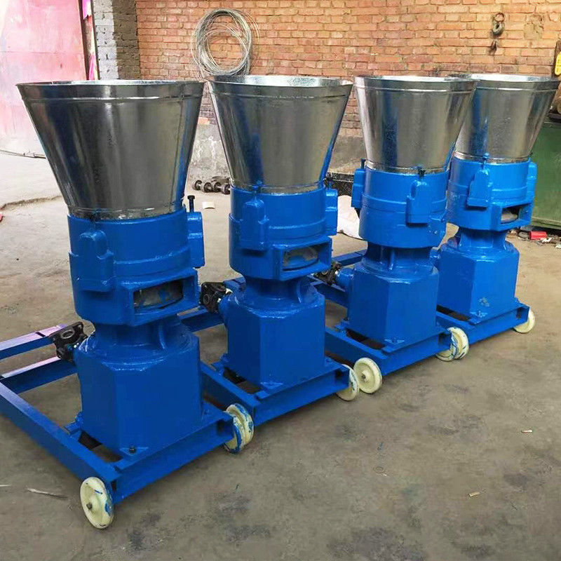 Sığır Koyun Mısır Samanı Peletleyici 1000kg / H Hayvan Yemi Pelet Değirmeni