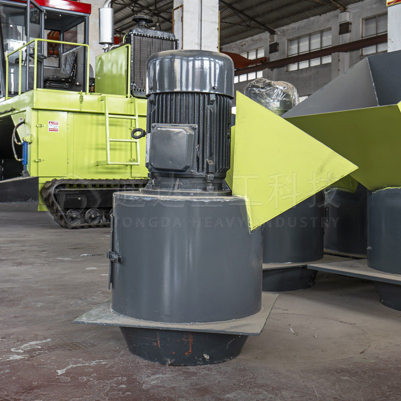 Zincir türü gübre kırıcı makine hayvan atıkları kompost 15 ton/saat