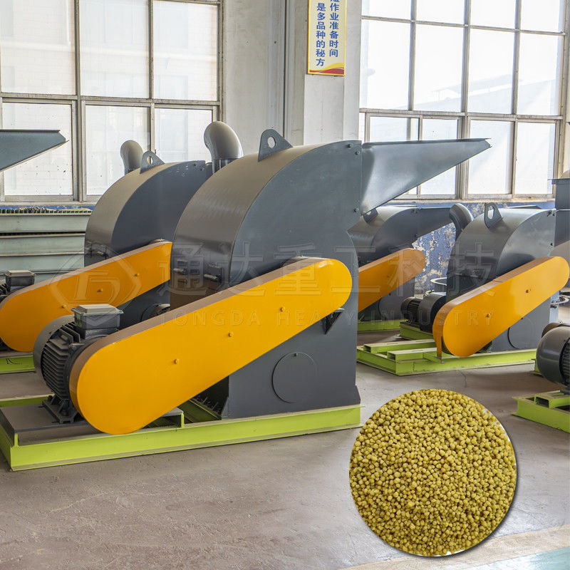 600kg/h Gübre kırıcı Ekipmanları Hayvan yemleri işleme yem çöp kesicisi saman çubuğu kırıcı