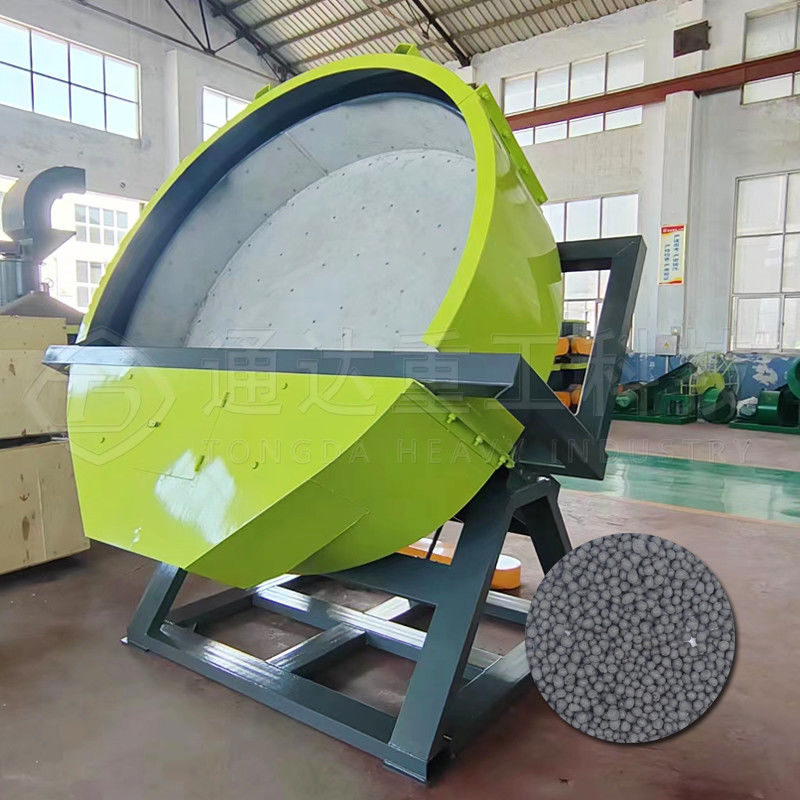 0.8-1.2t/h ıslak tip granülasyon gübre disk granulatörü gübre disk granulatörü