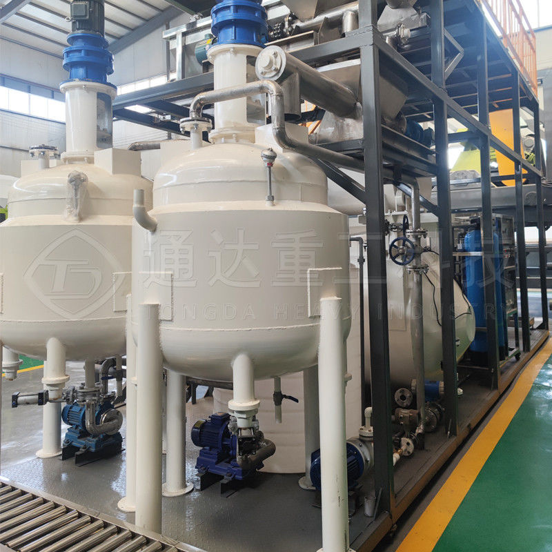 3-5 ton/saat Sıvı gübre makinesi Potasyum nitrat gübre Suda çözünür gübre üretim hattı