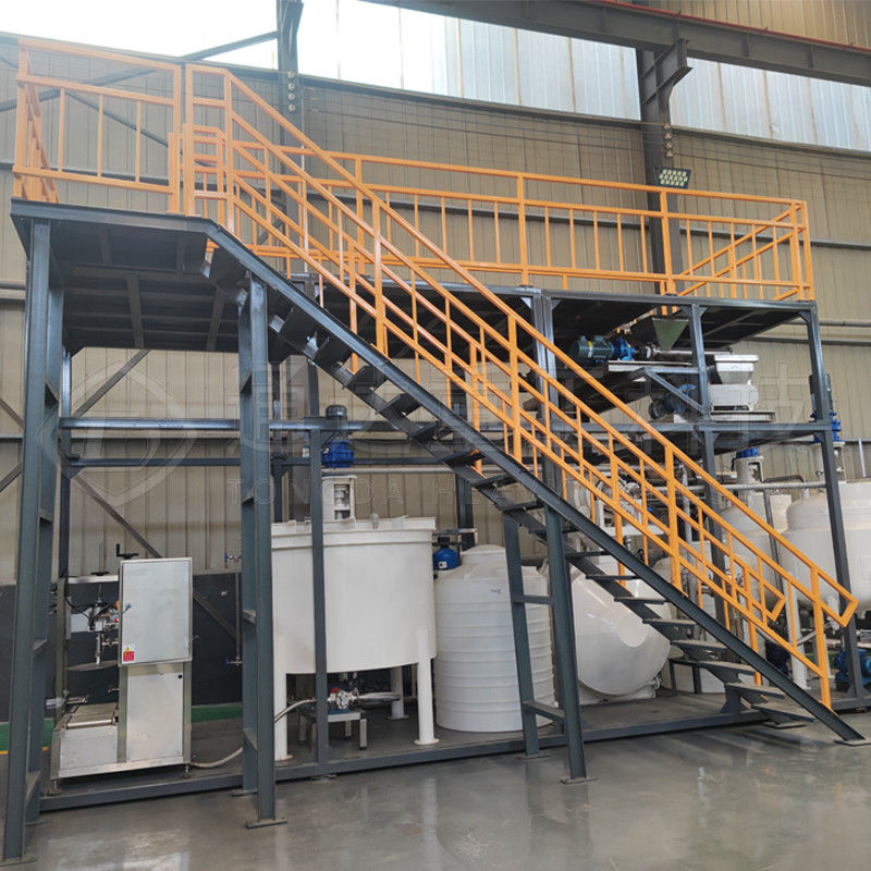 3-5 ton/saat Sıvı gübre makinesi Potasyum nitrat gübre Suda çözünür gübre üretim hattı